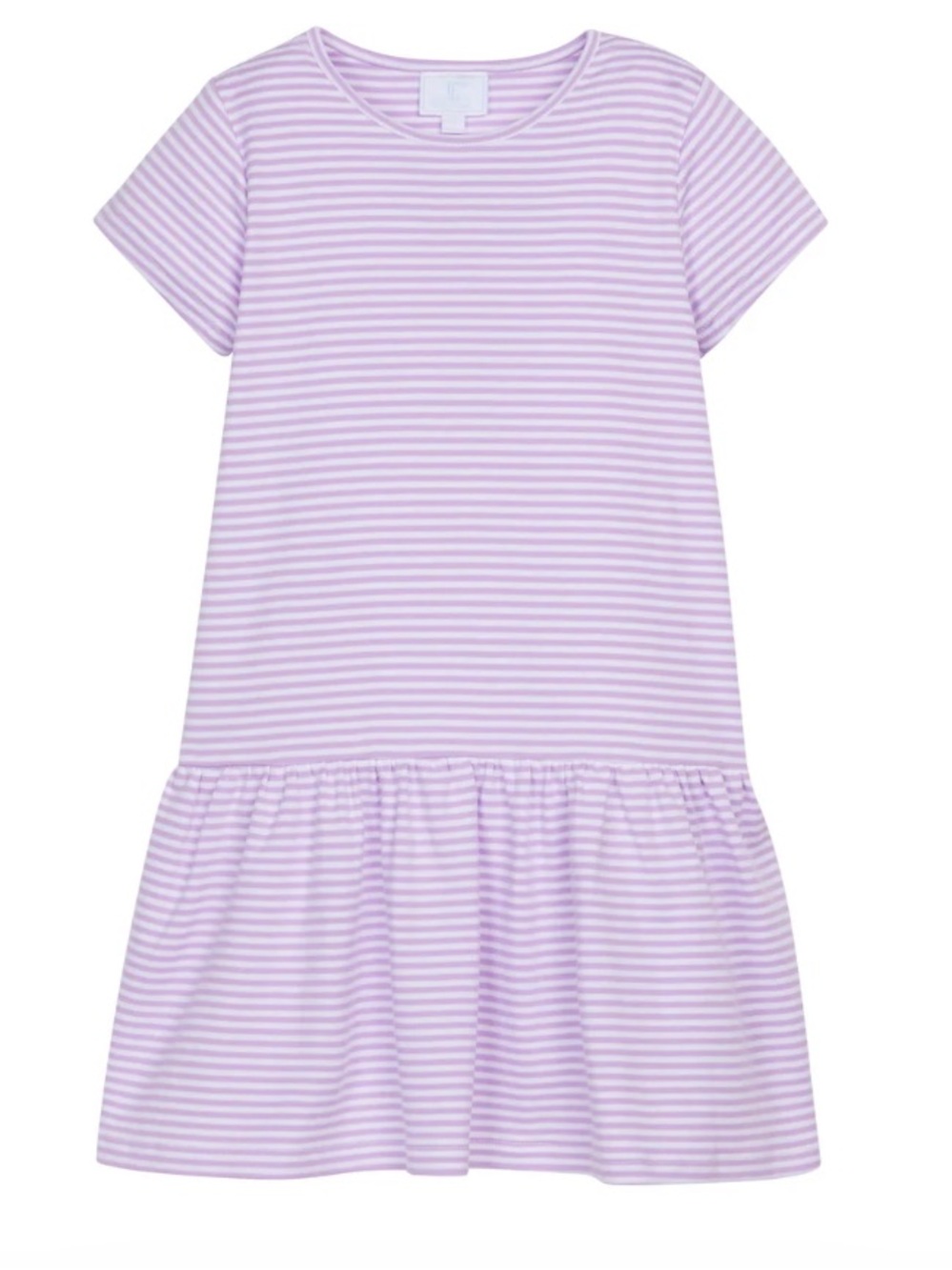 Little English Kari Lavender Stripe T-Shirt Dress Girls 3T 💜
